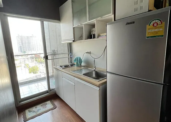 Modern Homely Two Bed Two Bath Perfect View, Pool, & Gym Lägenhet Bangkok